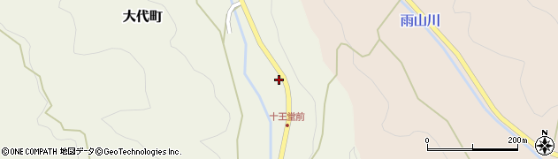愛知県岡崎市大代町堂貝津周辺の地図
