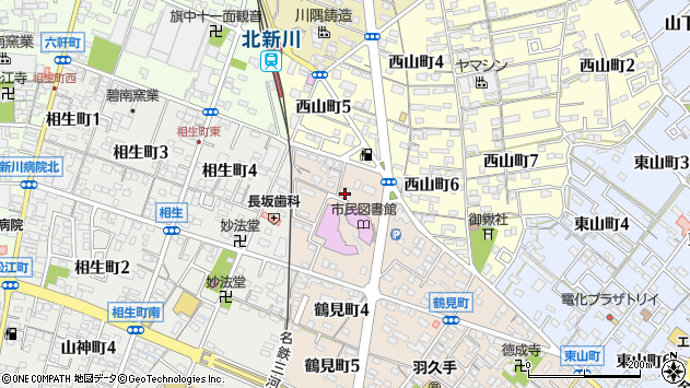 〒447-0057 愛知県碧南市鶴見町の地図