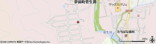 兵庫県姫路市夢前町菅生澗160-130周辺の地図