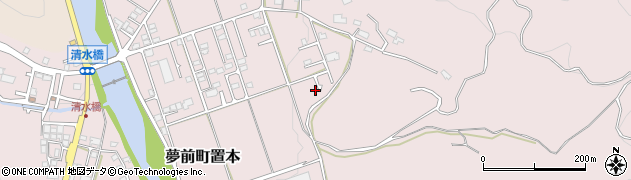 兵庫県姫路市夢前町置本287周辺の地図