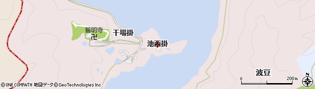 兵庫県宝塚市波豆（池西掛）周辺の地図