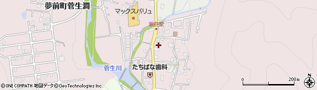 兵庫県姫路市夢前町菅生澗52周辺の地図