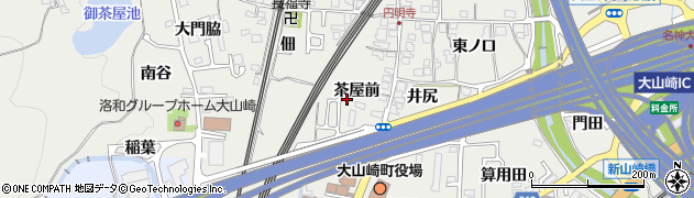 京都府大山崎町（乙訓郡）円明寺（茶屋前）周辺の地図