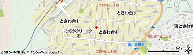 大阪府豊能郡豊能町ときわ台周辺の地図