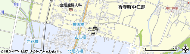 兵庫県姫路市香寺町中仁野109周辺の地図