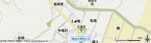 愛知県岡崎市竜泉寺町（上ノ畑）周辺の地図