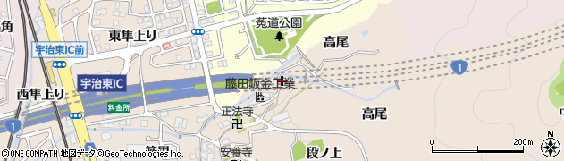 京都府宇治市莵道（上野）周辺の地図