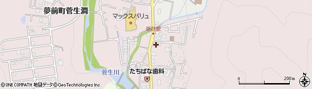 兵庫県姫路市夢前町菅生澗52-1周辺の地図