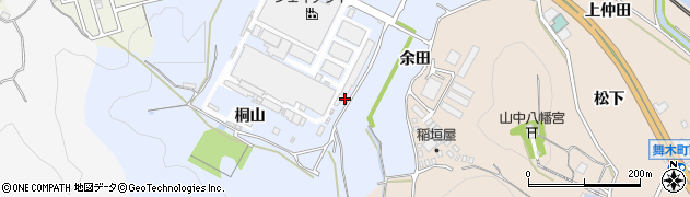 愛知県岡崎市市場町（杭瀬）周辺の地図