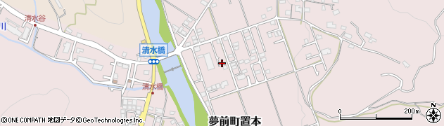 兵庫県姫路市夢前町置本72周辺の地図