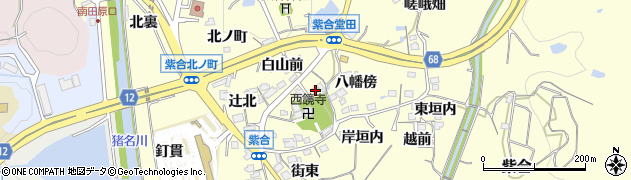 兵庫県川辺郡猪名川町紫合宮本564周辺の地図