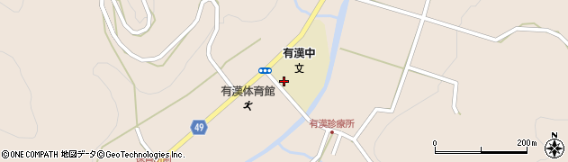 岡山県高梁市有漢町有漢3384周辺の地図