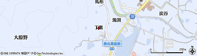 兵庫県宝塚市大原野（丁裏）周辺の地図