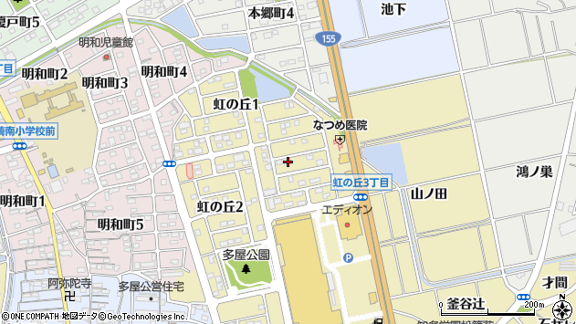 〒479-0842 愛知県常滑市大鳥町の地図