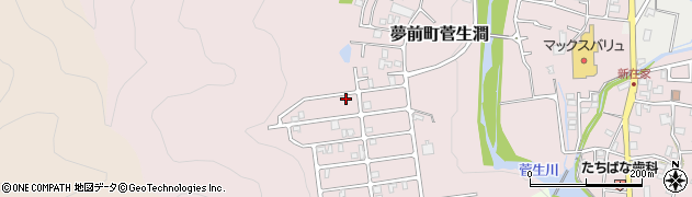 兵庫県姫路市夢前町菅生澗160-178周辺の地図