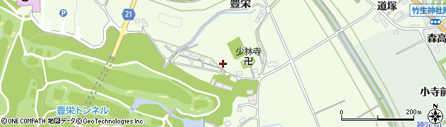 愛知県新城市豊栄（計賀地）周辺の地図
