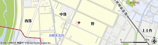 愛知県岡崎市合歓木町野107周辺の地図