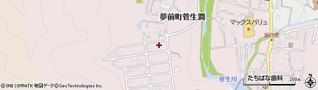 兵庫県姫路市夢前町菅生澗160-90周辺の地図