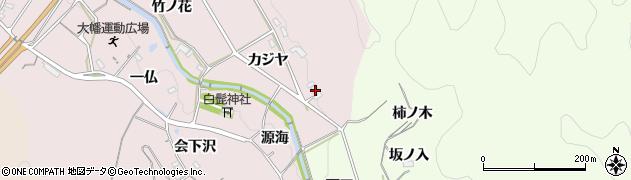 愛知県岡崎市大幡町（井口）周辺の地図