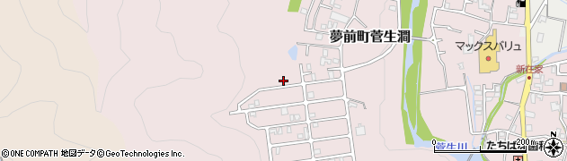 兵庫県姫路市夢前町菅生澗161-90周辺の地図