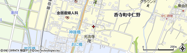 兵庫県姫路市香寺町中仁野111周辺の地図