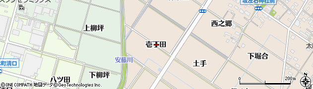 愛知県岡崎市坂左右町（壱丁田）周辺の地図