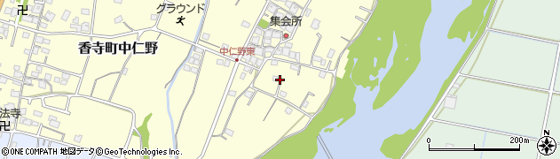 兵庫県姫路市香寺町中仁野566周辺の地図