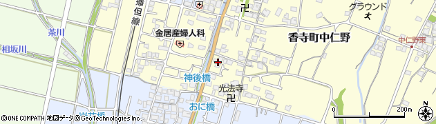 兵庫県姫路市香寺町中仁野125周辺の地図