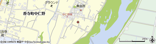 兵庫県姫路市香寺町中仁野564周辺の地図