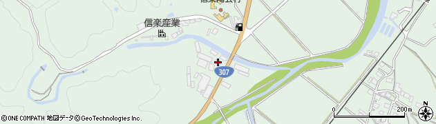 滋賀県甲賀市信楽町牧1707周辺の地図