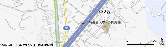 静岡県藤枝市中ノ合周辺の地図