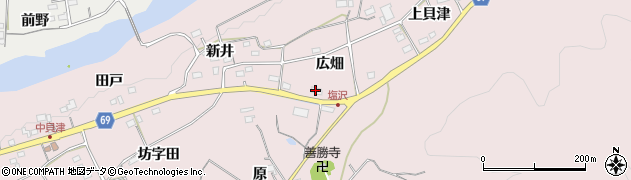 愛知県新城市日吉（広畑）周辺の地図