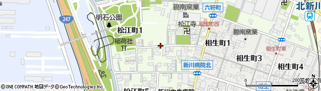 愛知県碧南市松江町周辺の地図