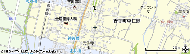兵庫県姫路市香寺町中仁野135周辺の地図