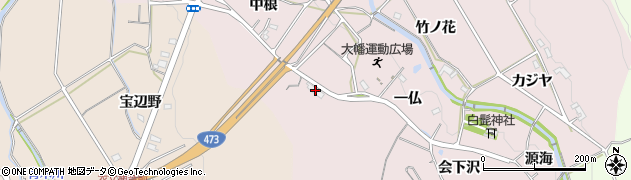 愛知県岡崎市大幡町一仏26周辺の地図