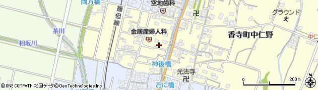 兵庫県姫路市香寺町中仁野171周辺の地図