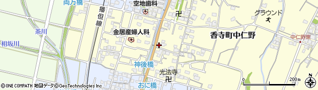 兵庫県姫路市香寺町中仁野126周辺の地図