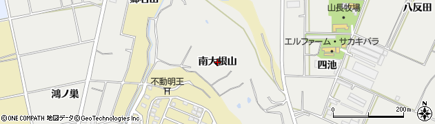 愛知県常滑市金山（南大根山）周辺の地図