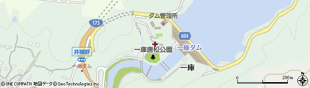 兵庫県川西市一庫（唐松）周辺の地図