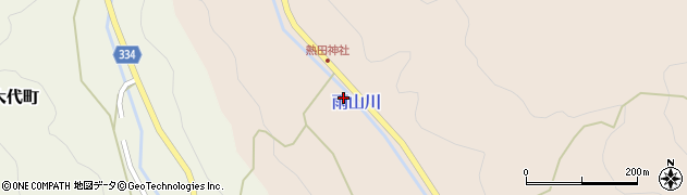 愛知県岡崎市雨山町（川原）周辺の地図