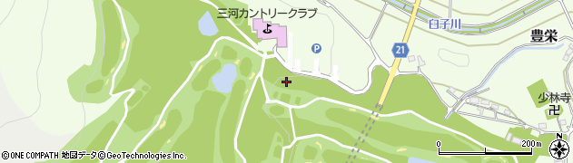 愛知県新城市豊栄（甲藤ケ山）周辺の地図