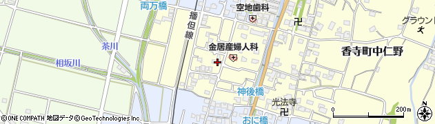 兵庫県姫路市香寺町中仁野192周辺の地図