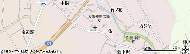 愛知県岡崎市大幡町一仏32周辺の地図