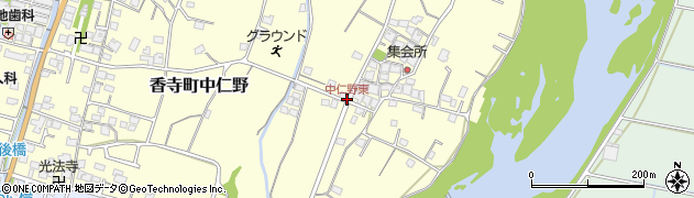 中仁野東周辺の地図