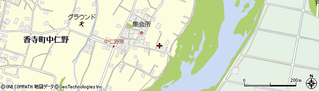兵庫県姫路市香寺町中仁野636周辺の地図