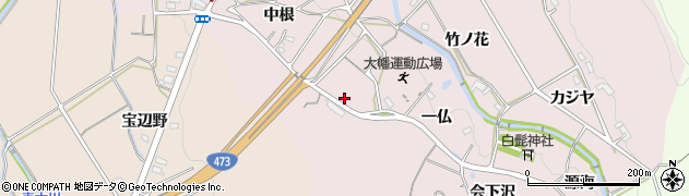 愛知県岡崎市大幡町一仏20周辺の地図