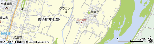 兵庫県姫路市香寺町中仁野534周辺の地図