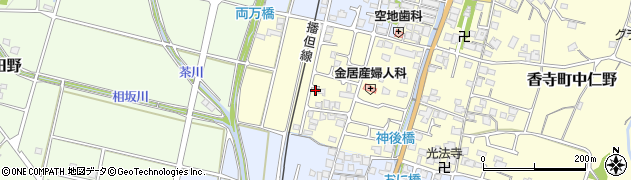 兵庫県姫路市香寺町中仁野188周辺の地図