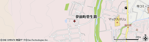 兵庫県姫路市夢前町菅生澗163周辺の地図
