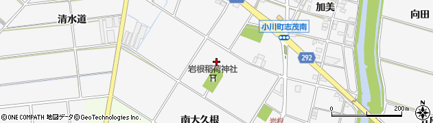 愛知県安城市小川町大久根周辺の地図